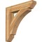 Ekena Millwork Thorton Slat Rough Sawn Bracket, Western Red Cedar, 6"W x 34"D x 34"H BKT06X34X34THR06RWR - alternate 1
